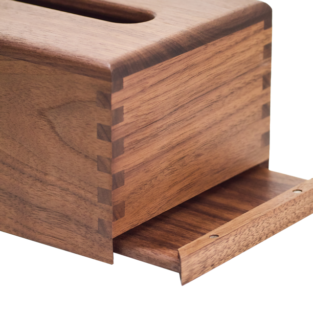 Walnut Tissue Box Cover-Solid wood Tissue Box cover