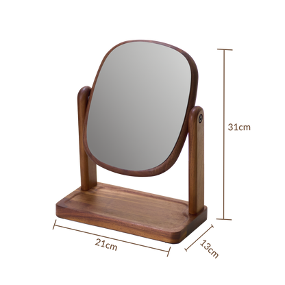 Walnut Solid reversible mirror