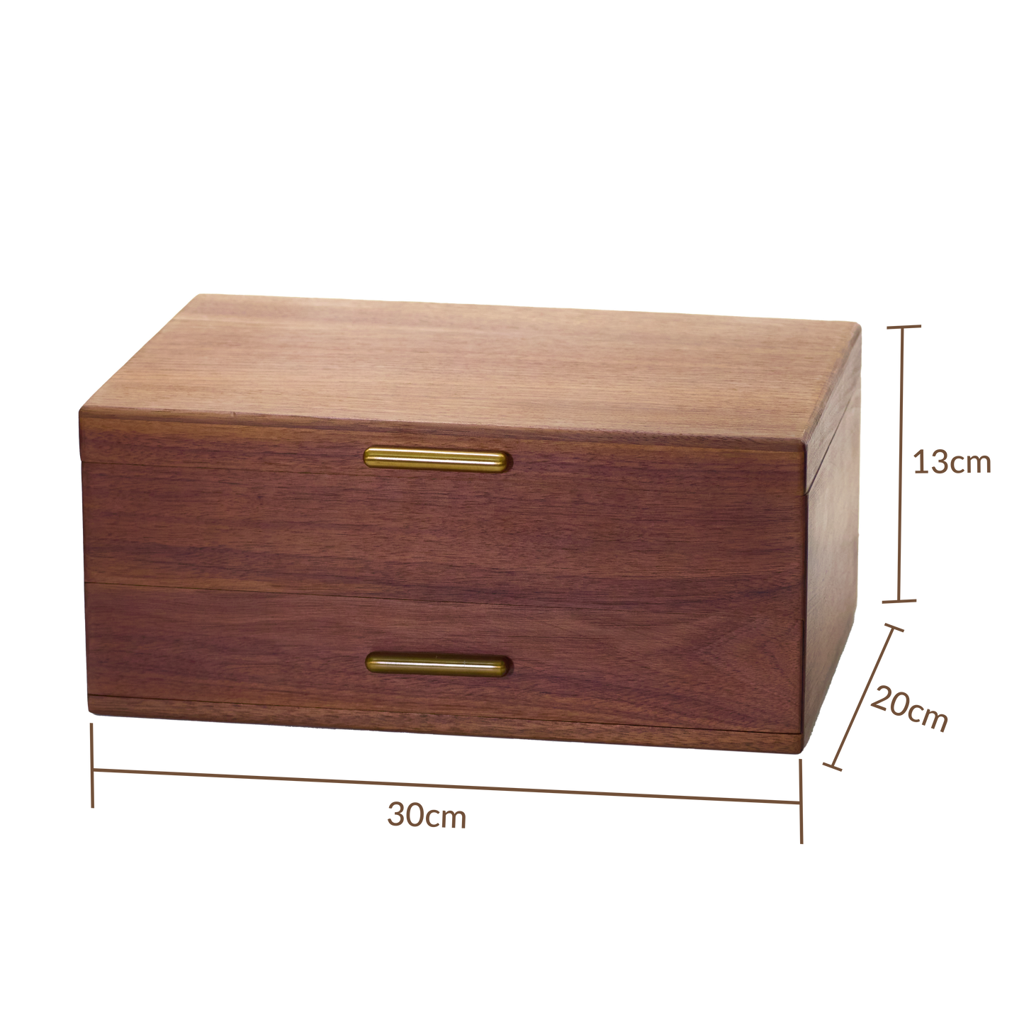 Walnut Wooden handmade Jewelry Box with removable Divider Organizer Box