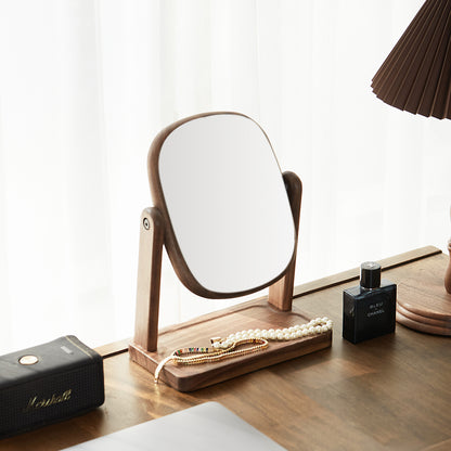 Walnut Solid reversible mirror