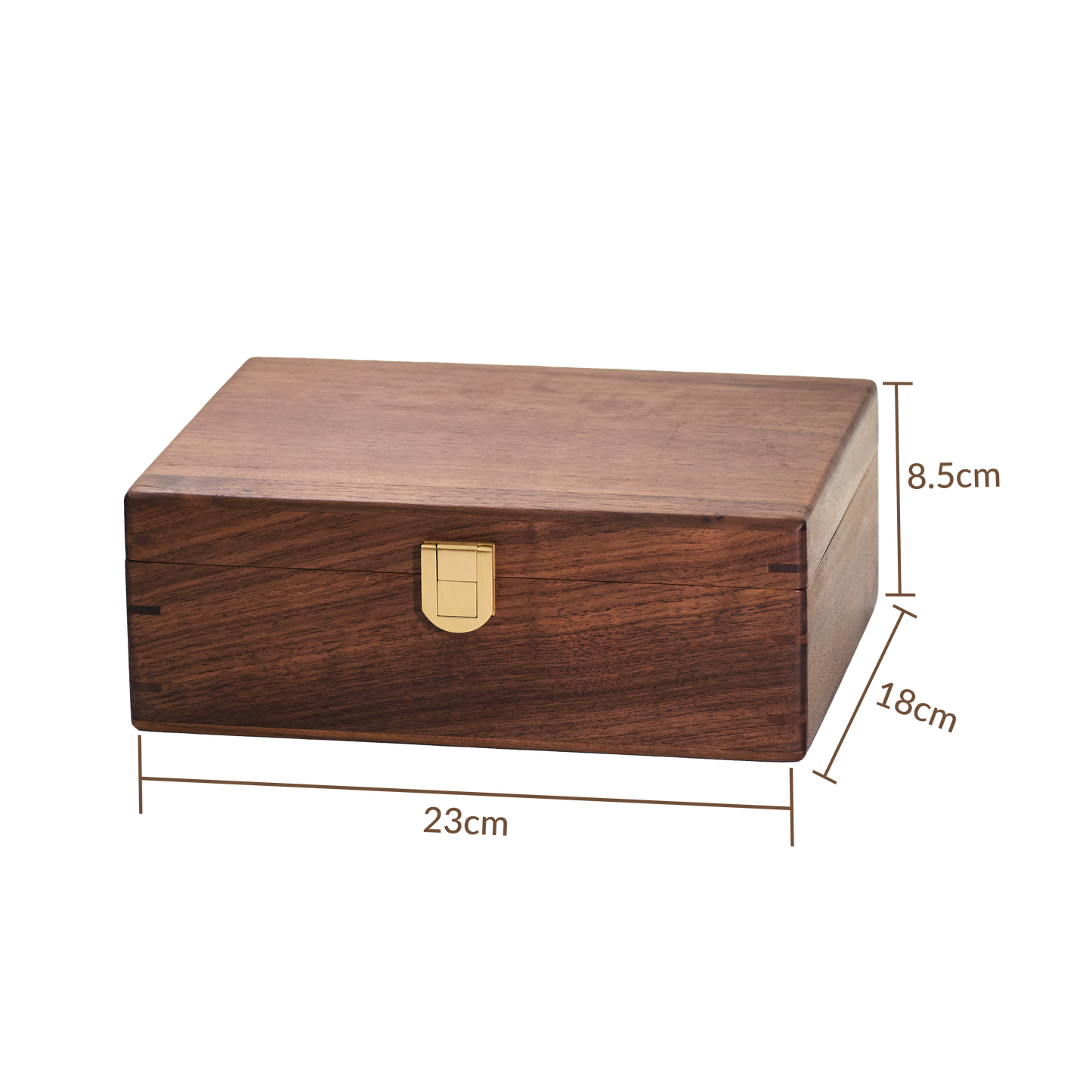 Walnut Wooden handmade Jewelry Box with removable Divider Organizer Box