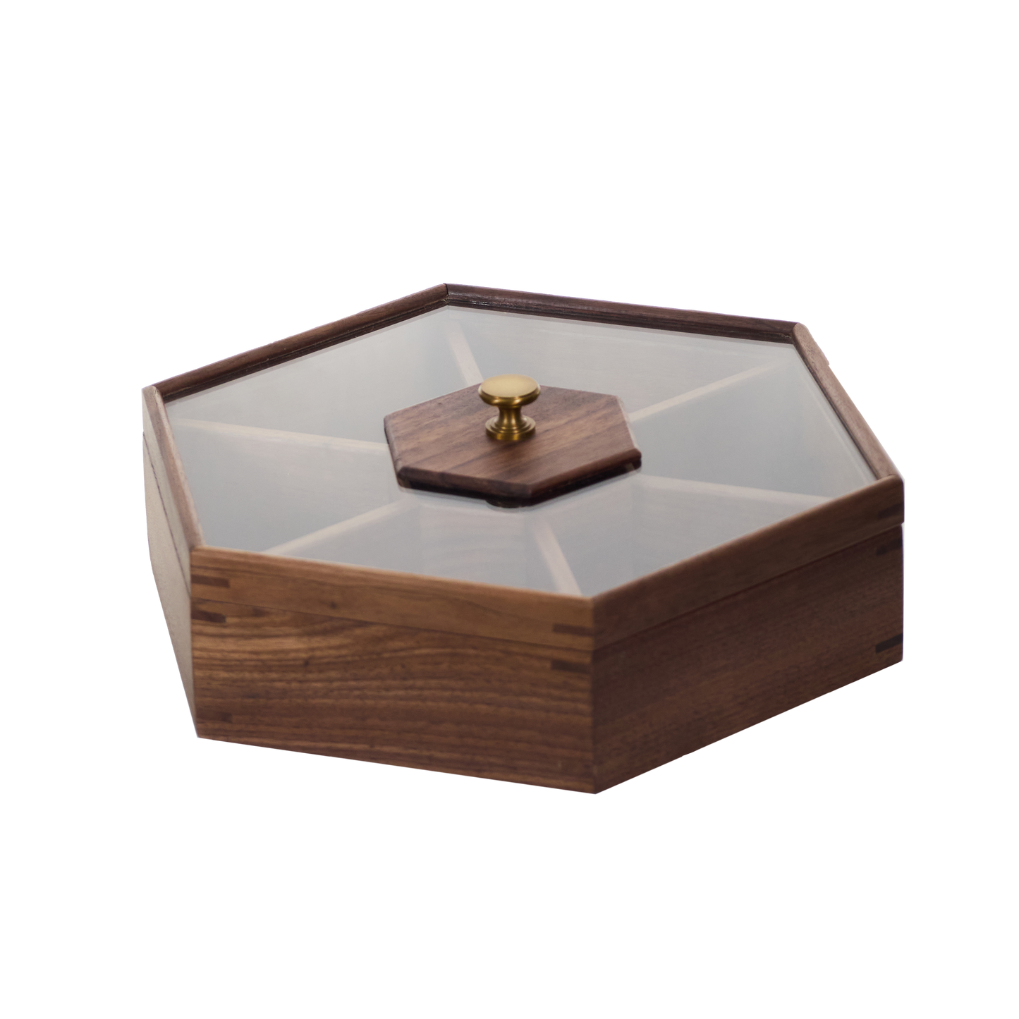 LUXUN Hexagonal Dry Fruit Box -7 containers