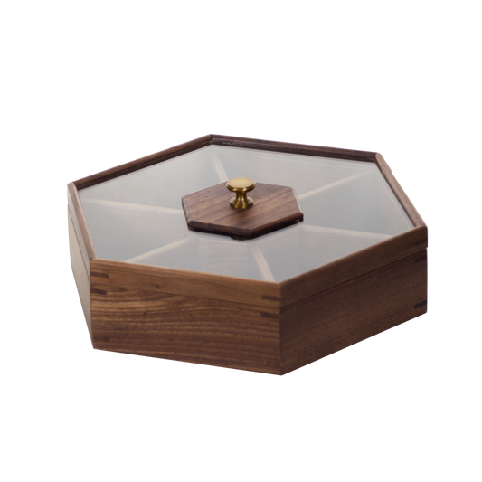 LUXUN Hexagonal Dry Fruit Box -7 containers