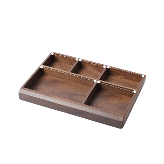 Walnut solid wood multifunctional storage box